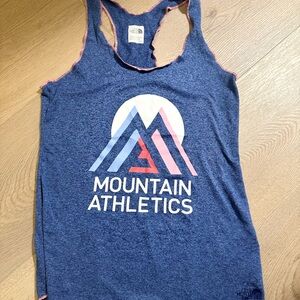 The North Face Blue and Pink Tank Top